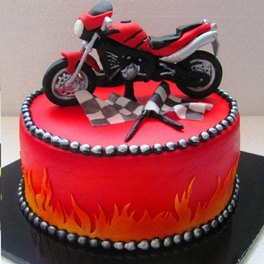 Торт красный мотоцикл купить - магнитогорск.сладкоежкин.рф